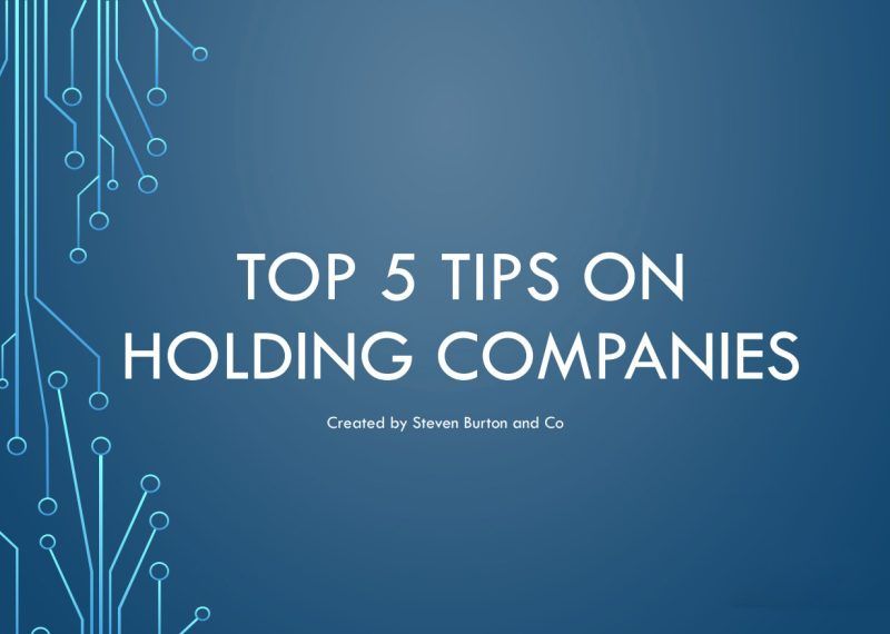 5 Tips On Holding Companies Guide v2