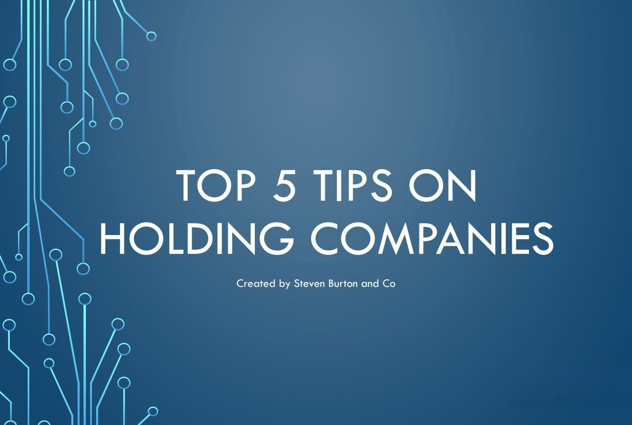 5 Tips On Holding Companies Guide v2